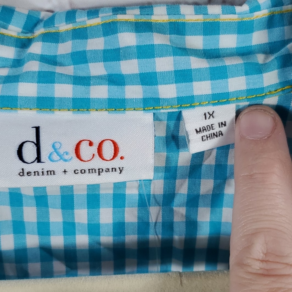 D & Co. Top 1X NWT - Picture 4 of 5